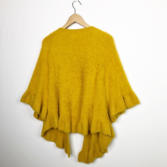 Anthropologie marigold ruffled Open closure kimono - Picture 8 of 15